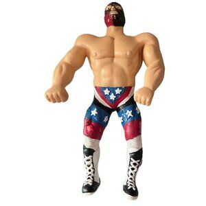 Wrestling WWF action figures The PATRIOT 1997 bend-ems